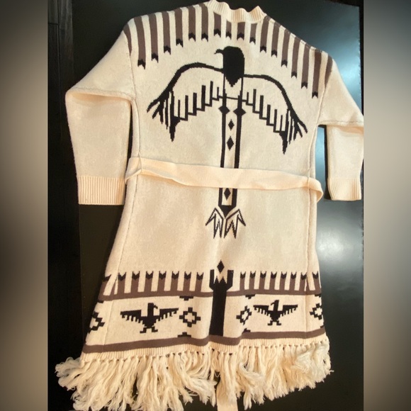 Divine Heritage Belted Sweater - Picture 1 of 3